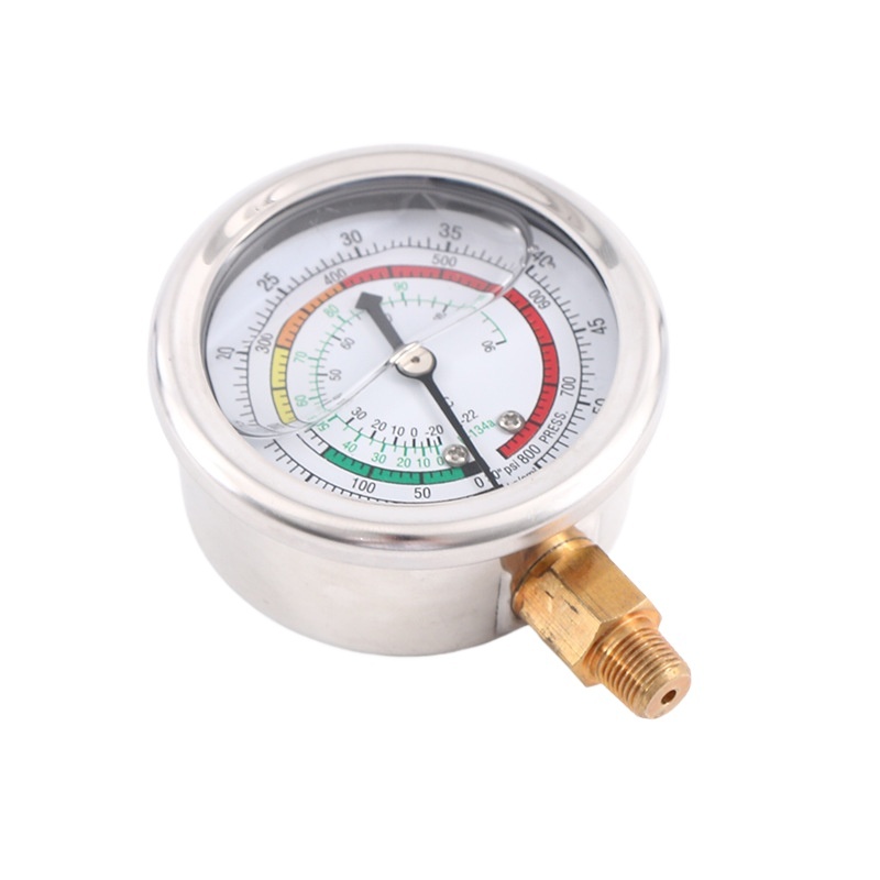 Y63LF-A Seismic Pressure Gauge (63mm Dial, -0.1 to 5.5 bar, 1/8.7/16 Connection) for HVAC Systems - Image 2