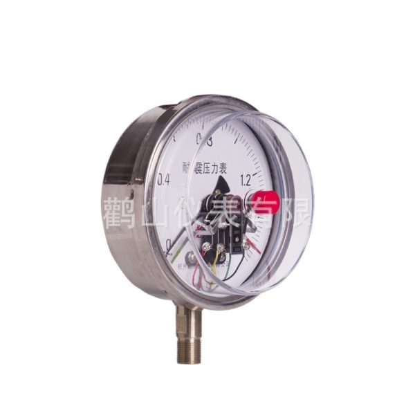 YNXC150BF Seismic Electric Contact Pressure Gauge (0-1.6 MPa, 150mm Diameter, Radial Connection) for HVAC Systems, Replaces Standard Pressure Gauges - Gambar 2