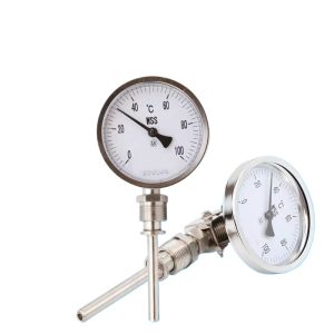 Shangyi Universal Bimetal Thermometer WSS-481/581 (0-100°C) for HVAC Systems