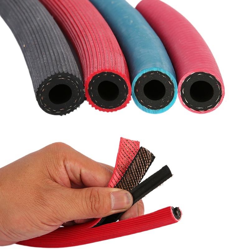 Haoyu Three-Layer Two-Line Rubber Hose High-Pressure Oxygen Acetylene Tube for Industrial Welding Air Gun - Image 3