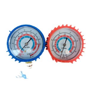 Refrigeration Gauge Set R134a HVAC AC Manifold Gauge Meter with 500 PSI Max Pressure