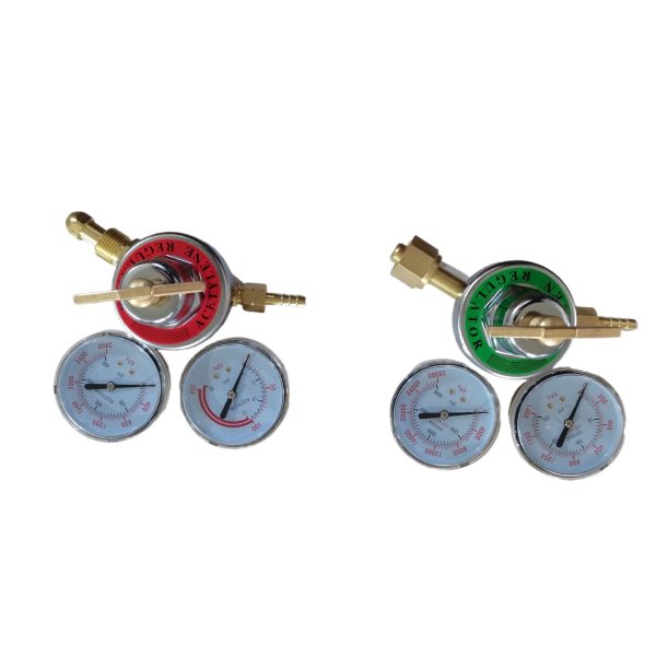 Heavy Duty Oxygen Acetylene Argon CO2 Pressure Regulator Gauge Set for Welding Cutting - 이미지 3