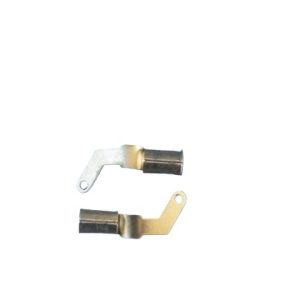 Pressure Gauge Snubber Tube Connector (Hole 1.4mm, Round 3.2mm) for Instrument and Meter Applications, 2.5 Inch