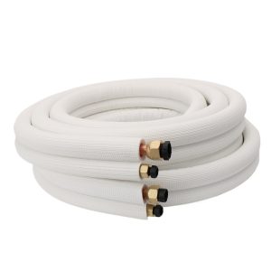 Reinforced Double-Layer Copper Tube with Insulation for Air Conditioner Installation for Various HVAC Systems
