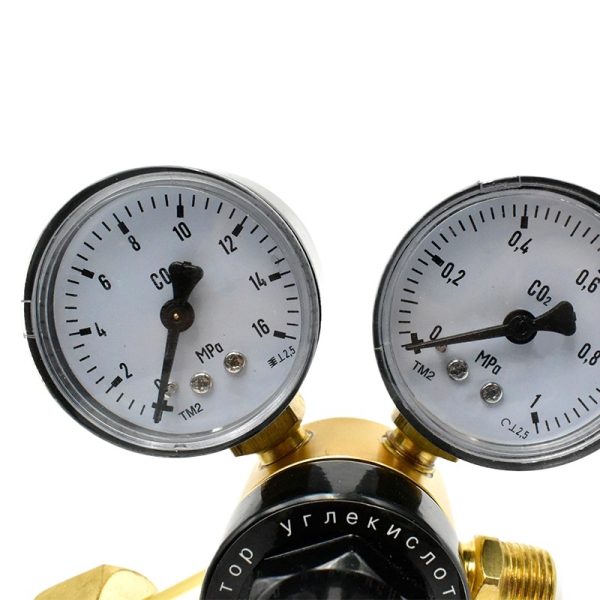 CO2-021A Russian Style Carbon Dioxide Pressure Reducer Regulator for Industrial Systems - Изображение 3