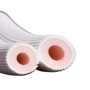Double Embossed IXPE Insulation Pipe Sleeve A1 Grade for Pipeline Thermal Insulation, customizable in 8MM, 9MM, 10MM, 12MM, 13MM sizes