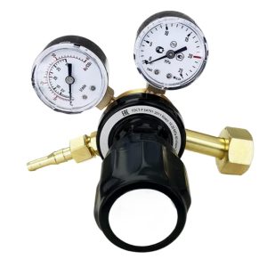 Argon CO2 Pressure Reducer Regulator Valve with Flow Meter 40L/Min for Welding and Industrial Gas Cylinders Replaces WQ-01