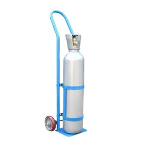 Heavy Duty Cylinder Hand Truck Dolly (40L Capacity) for Oxygen Acetylene Nitrogen Gas Bottles