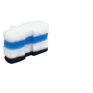 Multi-layer Aquarium Filter Sponge Set (White/Blue/Black) for EX300, EX350, EX450, EX650 Fish Tank Filters