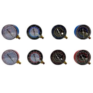 Refrigerant Pressure Gauge Head with Clear Scale (R22/R134/R410A) for HVAC Systems