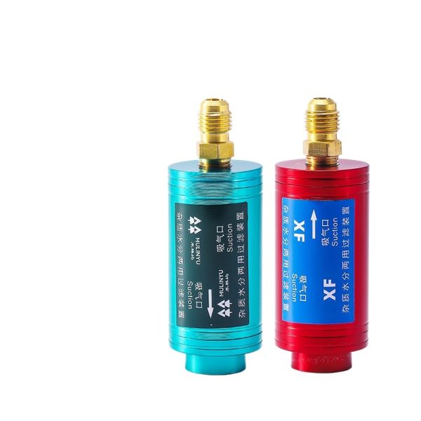 Integrated Vacuum Pump Accessories Kit (Impurities & Moisture Filter, Suction Inlet, Adapters, O-rings, Thermometer) for HVAC Refrigeration Systems - รูปภาพ 3