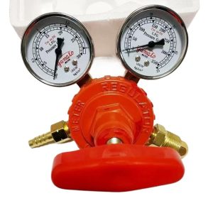 Yamato Oxygen Pressure Regulator with Dual Gauges (0-30 LPG, 0-350 PSI/kg/cm²) for Welding Cutting Torches