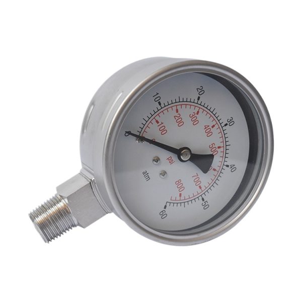 ZYLB Membrane Pressure Gauge (YTXC Model with Flange Connection and Threaded Diaphragm, 1.6 Accuracy, 0-60/0-0.6 Measuring Range) for HVAC Systems, Replaces YTXC - 이미지 5