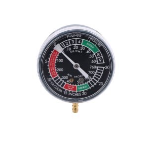 65mm Radial Blue Iron Shell Screw-in Compound Gauge Pressure Meter (JTY65V) for Cylinder, -760cmHg to 60kg/cm2 for HVAC Systems