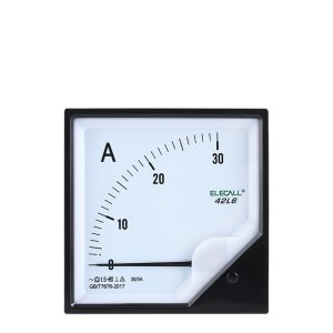 ELECALL 42L6-A AC Analog Ammeter 30/5A Pointer Current Meter for Industrial HVAC Systems