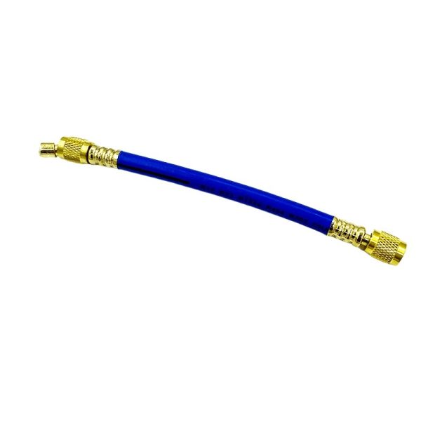 1/4" SAE HVAC Refrigerant Charging Hoses with Valve Core Remover 28cm Length, Pressure Rated up to 4000PSI, for R22 R134a R410a Refrigerants and Automotive AC Systems - 이미지 2