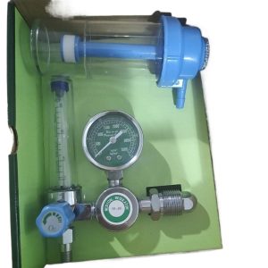 Medical Oxygen Pressure Reducer YR-BB with Flow Meter (0-15 L/min) and Oxygen Inhaler for HVAC Systems