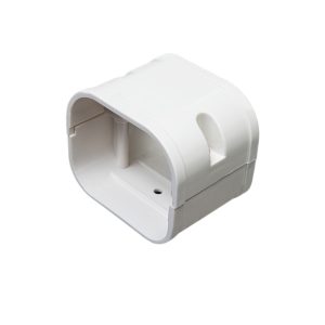 PVC White Air Conditioner Tube Cover Duct for HVAC Systems (Various Sizes: 75x65mm, 100x65mm, 130x90mm, 160x120mm)