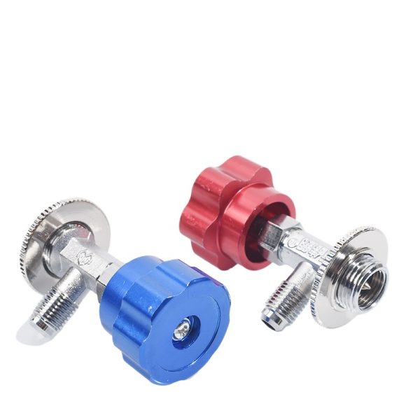 Alloy Refrigerant Bottle Opener Kit with Metal Knob for R22 R134A R600a F12 Refrigerant Bottles, One-Way Valve Design for AC HVAC Systems - Image 2