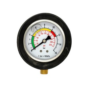 SONGLIN Pressure Gauge (0-16 BAR, 0-220 PSI) with G1/4" Thread for HVAC Systems