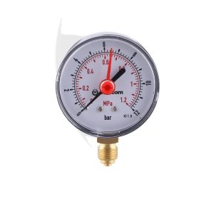 Radial Pressure Gauge (63mm, 0-1.2MPa/12bar, KI 1.6) for Air Pressure Measurement