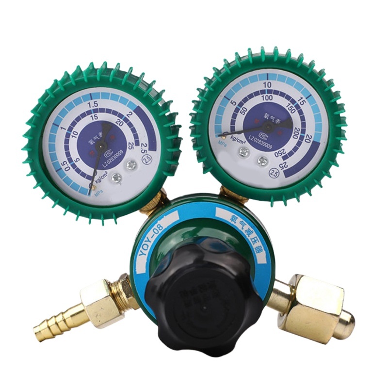 Durable Oxygen Pressure Regulator (0-6 MPa & 0-25 MPa Gauges) for Oxygen Tanks/Beer Machines, Propane, Acetylene, CO2 Applications - Image 2
