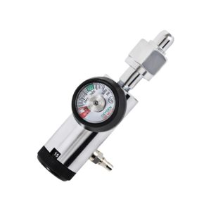 Medical Oxygen Regulator Pressure Gauge Control Valve (0-3000 PSI) for Portable Oxygen Tanks