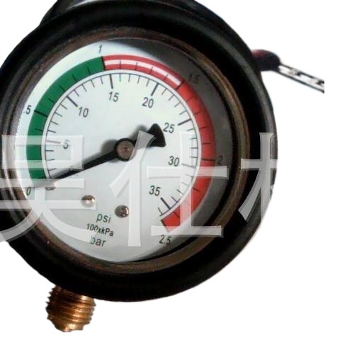 Fuel Injection Oil Pressure Gauge 50mm Dial 0-2.5 Bar / 0-35 PSI Gauge for Water Tank Leak Detection - Image 3