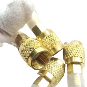 R410A Refrigerant Charging Adapter Brass Coupler for HVAC Systems