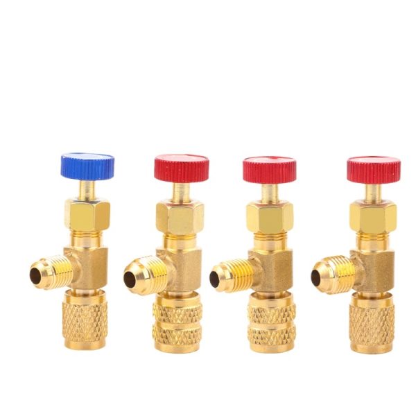HVAC Refrigerant Charging Safety Valve (R410A, R22) for Air Conditioning Systems, prevents leak and protects hands - Изображение 2