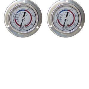 Refrigerant Pressure Gauge Y-60 (R-12, R-22) 60mm Diameter Axial Mounting for HVAC Systems