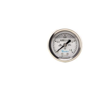 Breidys YN40Z Axial Pressure Gauge (0-1.6MPa, 40mm Dial, G1/8 Thread) for Hydraulic Pneumatic Water Systems