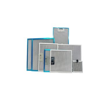 Aluminum Primary Filter Mesh for European Range Hoods, Oil Fume Grease Filter Screen, Customizable Sizes for HVAC Systems, 260x320x9mm (3-Layer & 5-Layer)