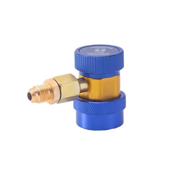 Adjustable R134a AC Refrigerant Quick Coupler High/Low Pressure Adapter for Car Air Conditioning Systems - Изображение 2