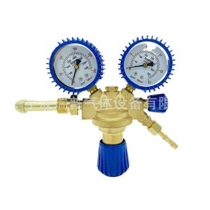 Italian Style Oxygen Regulator Pressure Reducer with External Thread for Welding Cutting