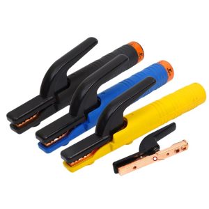 Industrial Grade Small American Type Welding Clamp (500A) for Steel Mills, Shipyards, Engineering Projects - Reliable Copper Forged Electrode Holder