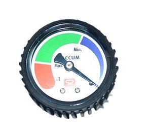 Z-50Z Vacuum Gauge Negative Pressure Meter (-1-0 Measuring Range) for Oil Pump, Z-Axis, Transverse Pressure Gauge, 50mm Nominal Diameter, 2.5 Accuracy Class