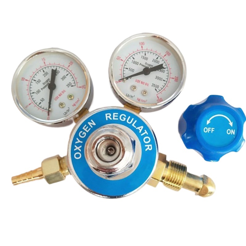 DAESUNG Oxygen Acetylene Pressure Regulator with Dual Gauges (0-350 psi / 0-3500 psi) for HVAC Welding Systems - Image 4