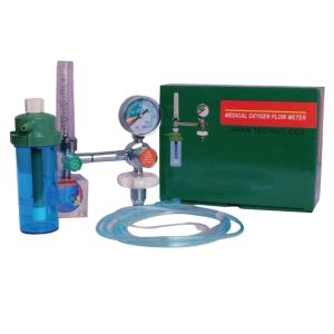 Medical Oxygen Flow Meter Regulator with Humidifier Bottle and Nasal Cannula for Oxygen Therapy
