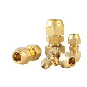 Brass Flare Union (6.35mm to 28.6mm) Non-Welded Coupler for HVAC Copper Tubes, Replaces Traditional Adapters