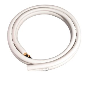 PPR Insulated Copper AC Refrigerant Line Set (12.7mm OD x 0.6mm + 19.05mm OD x 0.8mm) for 5HP Air Conditioner, Universal AC Extension Pipe, Pure Copper