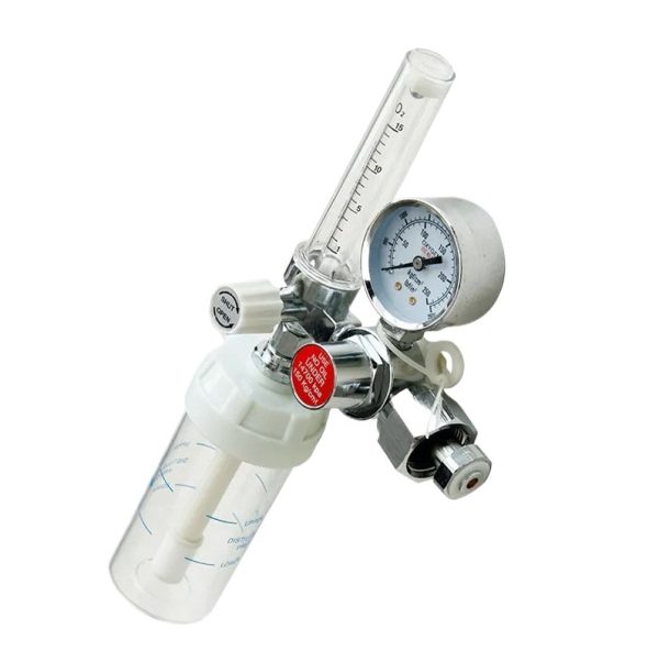 YR-88 Medical Oxygen Regulator Pressure Reducing Valve with Humidifier Bottle for Oxygen Cylinder - 이미지 4