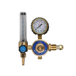 Full Copper CO2 Argon Gas Pressure Reducer Regulator Flowmeter for MIG TIG Welding