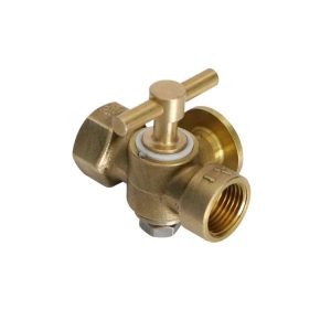 Brass Pressure Gauge Tee Stopcock Ball Valve for Boiler Steam System High Pressure Resistant