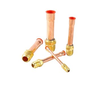 HVAC Copper Tube Single Connector Brazing Extension Thickened High Pressure 6-19mm (1/4-3/4 inch) for Air Conditioner Indoor Unit
