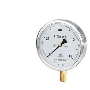 Durable Pressure Gauge (YN150) 0-1.6MPa, 1.6 Accuracy Class, 150mm Dial, Threaded Connection for HVAC Systems