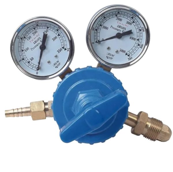 Nakata Type Oxygen Gas Pressure Regulator with Dual Gauges (0-25MPa, 0-4000psi) for Argon Tanks, Replaces WQ-001 - Image 4