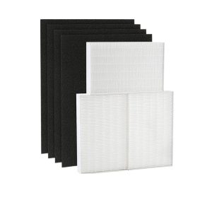 Replacement HEPA Filter and Pre-Filter Kit (3 HEPA + 4 Carbon Pre-Filters) for Honeywell HPA300/200/100 Air Purifiers, Replaces HRF-ARVP300 HRF-AP1 HRF-APP1 HPA090 HPA094 HPA100 HPA104 HPA105 HPA106 HPA200 HPA204 HPA250 HPA300