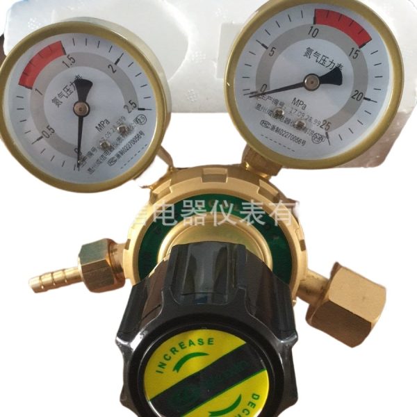 All-Copper Nitrogen Pressure Regulator (0-2.5 MPa / 0-25 MPa) for Industrial Gas Tanks, Weixin WX-YQD-07 - รูปภาพ 3