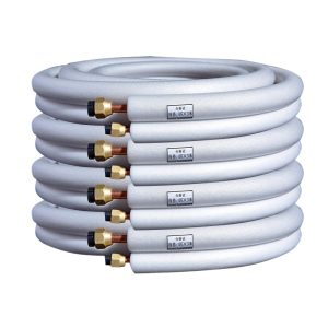 YiDu Copper Pipe Isolation Tubing 1P x 3M (6.35*0.6+9.52*0.6) for Household Inverter AC Unit Indoor/Outdoor Connection